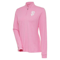 MLB San Francisco Giants Antigua Women's Mentor Quarter-Zip Pullover Top
