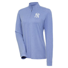 MLB New York Yankees Antigua Women's Mentor Quarter-Zip Pullover Top