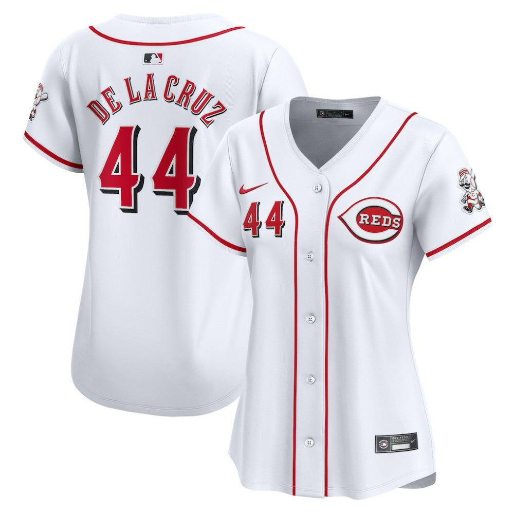 MLB Elly De La Cruz Cincinnati Reds Nike Women's Home Limited Player Jersey – White