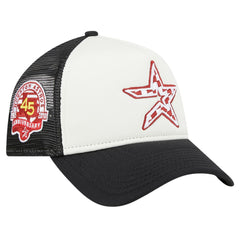 MLB Houston Astros New Era Checkered Flag A-Frame Trucker 9FORTY Adjustable Hat