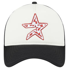 MLB Houston Astros New Era Checkered Flag A-Frame Trucker 9FORTY Adjustable Hat