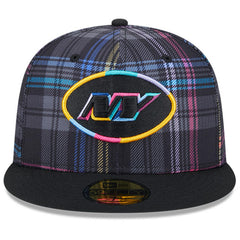 2024 NFL Crucial Catch Plaid 59FIFTY Fitted Hat - New York Jets