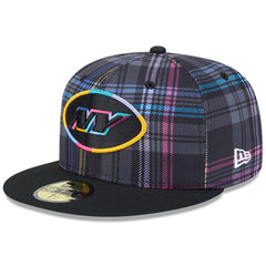 2024 NFL Crucial Catch Plaid 59FIFTY Fitted Hat - New York Jets