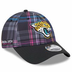 2024 NFL Crucial Catch Plaid 9FORTY Adjustable Hat - Jacksonville Jaguars