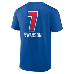 MLB Dansby Swanson Chicago Cubs Fastball Player Name & Number T-Shirt