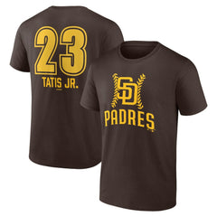MLB Fernando Tatis Jr. San Diego Padres Fastball Player Name & Number T-Shirt