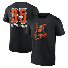 MLB Adley Rutschman Baltimore Orioles Fastball Player Name & Number T-Shirt
