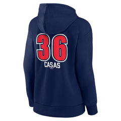 MLB Triston Casas Boston Red Sox Women's Fastball Player Name & Number Pullover Hoodie
