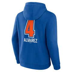 MLB Francisco Alvarez New York Mets Fastball Player Name & Number Pullover Hoodie