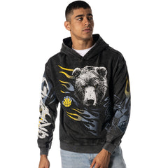 NBA Memphis Grizzlies The Wild Collective Unisex Acid Wash Flame Pullover Hoodie