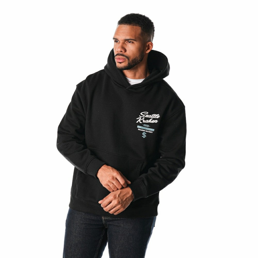 NHL Black Seattle Kraken The Wild Collective Unisex Pullover Hoodie