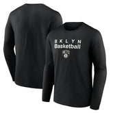 NBA Brooklyn Nets Pick & Roll Coverage Long Sleeve T-Shirt