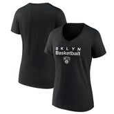 NBA Brooklyn Nets Pick & Roll Coverage V-Neck T-Shirt