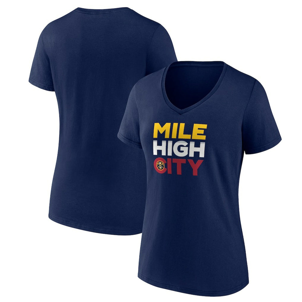 NBA Denver Nuggets Pick & Roll Coverage V-Neck T-Shirt sale