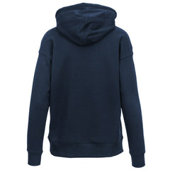 NHL Navy Toronto Maple Leafs Levelwear Women's Retro Adorn Spellout Pullover Hoodie