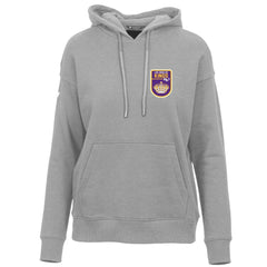 NHL Gray Los Angeles Kings Levelwear Women's Retro Adorn Pullover Hoodie