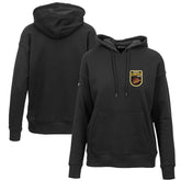NHL Black Vancouver Canucks Levelwear Women's Retro Adorn Pullover Hoodie