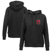 NHL Black Chicago Blackhawks Levelwear Women's Retro Adorn Pullover Hoodie