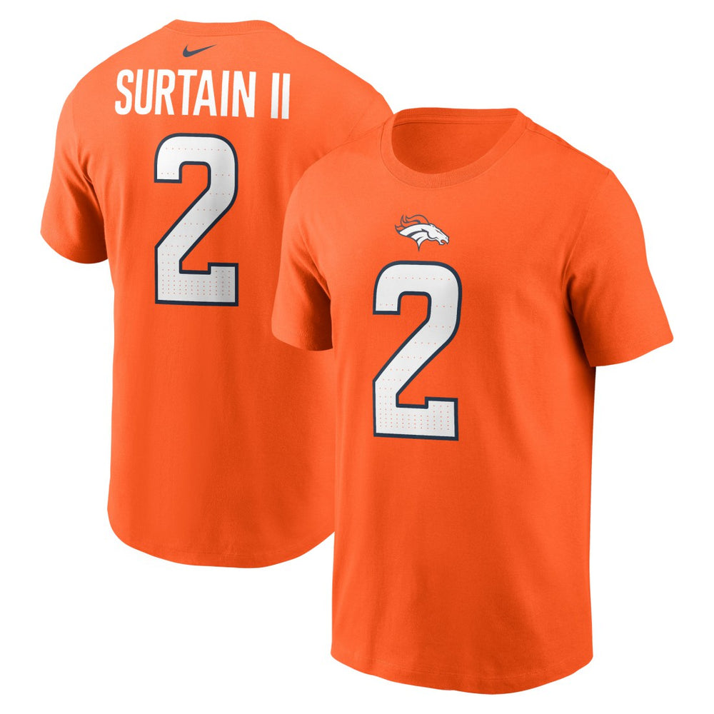 Patrick Surtain II Name & Number T-Shirt - Denver Broncos