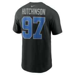Aidan Hutchinson Player Name & Number T-Shirt - Detroit Lions