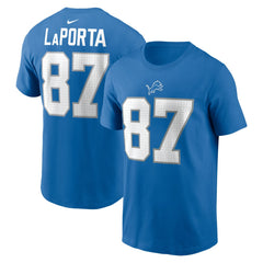 Sam LaPorta Name & Number T-Shirt - Detroit Lions