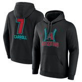 MLB Corbin Carroll Arizona Diamondbacks Name & Number Fastball Pullover Hoodie