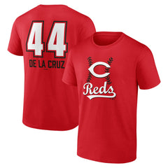 MLB Elly De La Cruz Cincinnati Reds Name & Number Fastball T-Shirt