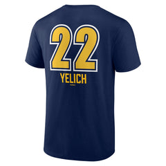MLB Christian Yelich Milwaukee Brewers Name & Number Fastball T-Shirt