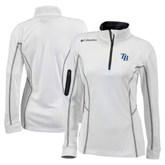 MLB Tampa Bay Rays Columbia Women's Omni-Wick Shotgun Quarter-Zip Pullover Top