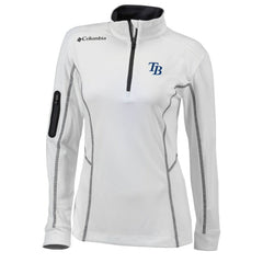 MLB Tampa Bay Rays Columbia Women's Omni-Wick Shotgun Quarter-Zip Pullover Top