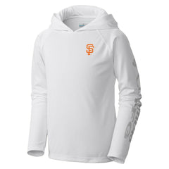 MLB San Francisco Giants Columbia Youth Terminal Tackle Long Sleeve Hoodie T-Shirt