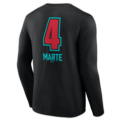 MLB Ketel Marte Arizona Diamondbacks Name & Number Fastball Long Sleeve T-Shirt
