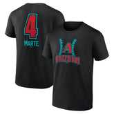 MLB Ketel Marte Arizona Diamondbacks Name & Number Fastball T-Shirt