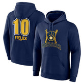 MLB Sal Frelick Milwaukee Brewers Name & Number Fastball Pullover Hoodie