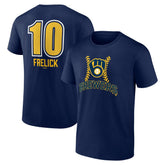 MLB Sal Frelick Milwaukee Brewers Name & Number Fastball T-Shirt