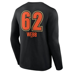 MLB Logan Webb San Francisco Giants Name & Number Fastball Long Sleeve T-Shirt