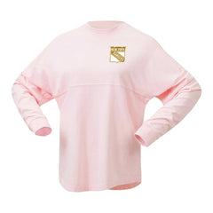 NHL Pink New York Rangers Fanatics Women's Spirit Jersey Long Sleeve T-Shirt