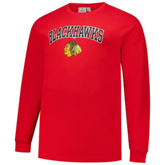 NHL Red Connor Bedard Chicago Blackhawks Profile Big & Tall Name & Number Thermal Pullover Sweatshirt