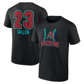 MLB Zac Gallen Arizona Diamondbacks Name & Number Fastball T-Shirt