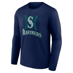 MLB J.P. Crawford Seattle Mariners Name & Number Fastball Long Sleeve T-Shirt