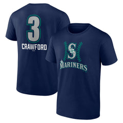 MLB J.P. Crawford Seattle Mariners Name & Number Fastball T-Shirt