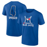 MLB George Springer Toronto Blue Jays Name & Number Fastball T-Shirt