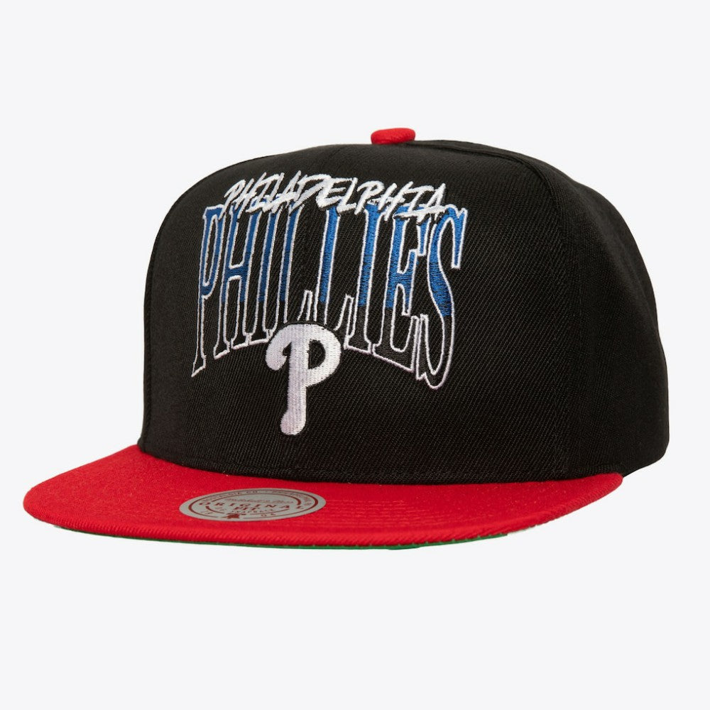 MLB Philadelphia Phillies Mitchell & Ness Rise Up Snapback Hat