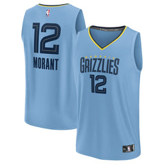 NBA Ja Morant Memphis Grizzlies Youth Fast Break Replica Player Jersey