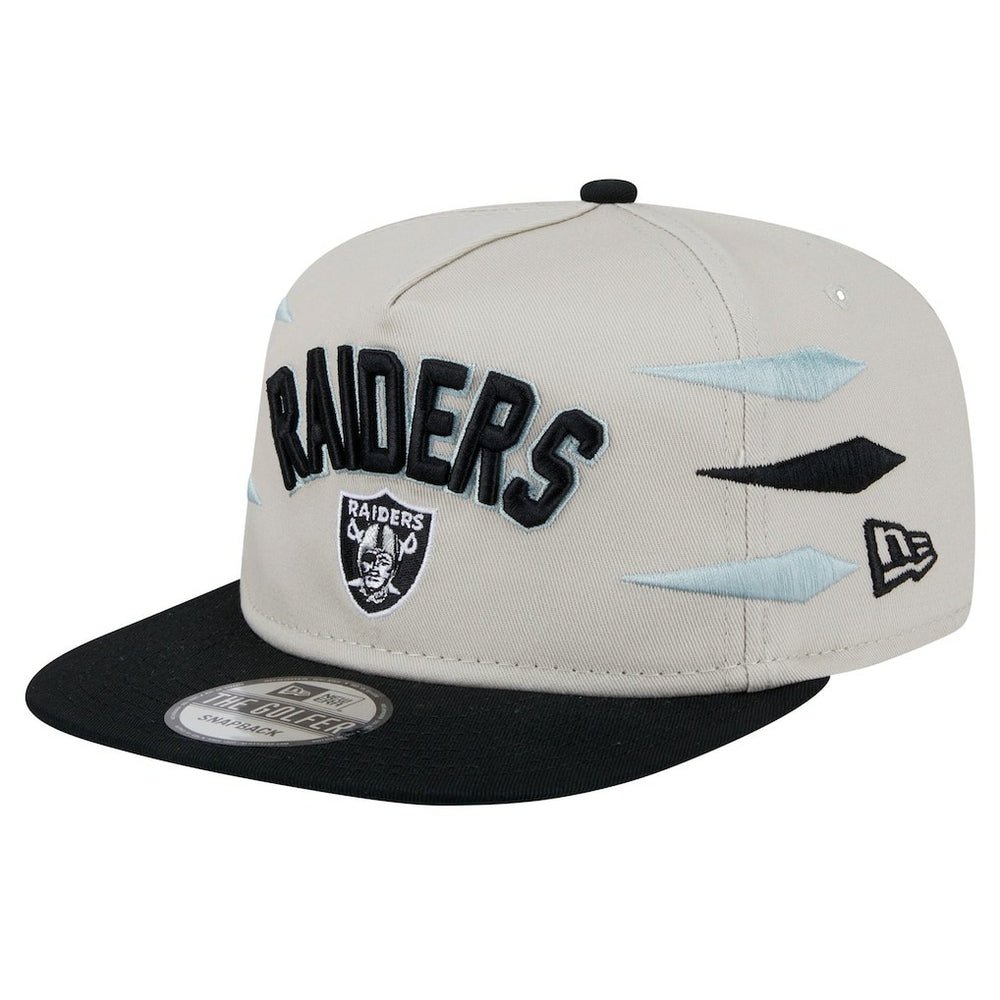 Athletic Golfer Snapback Hat - Las Vegas Raiders