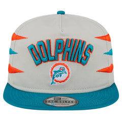 Athletic Golfer Snapback Hat - Miami Dolphins