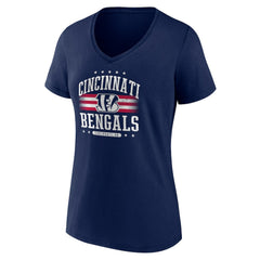 Women's Americana Team V-Neck T-Shirt - Cincinnati Bengals