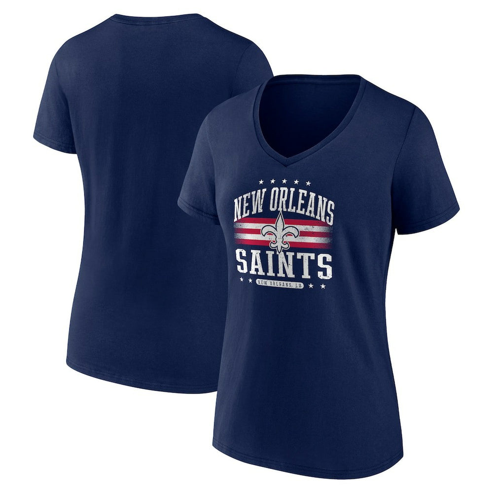 Women's Americana Team V-Neck T-Shirt - New Orleans Saints