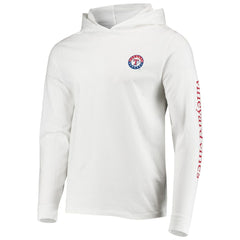 MLB Texas Rangers Vineyard Vines Long Sleeve Hoodie T-Shirt