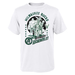 NBA Milwaukee Bucks Youth NBA x Marvel Avengers Squad T-Shirt